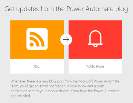 Power Automate blog updates